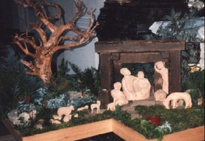Foto der Krippe in St. Georg und Michael