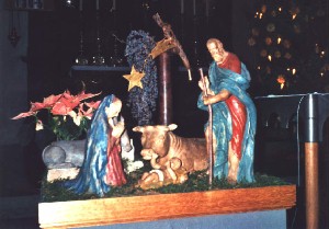 Foto der Krippe in St. Peter am Perlach