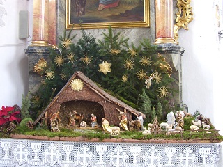 Foto der Krippe in St. Nikolaus in Kutzenhausen