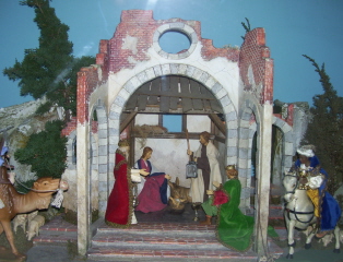 Foto der Krippe in St. Michael in Dirlewang